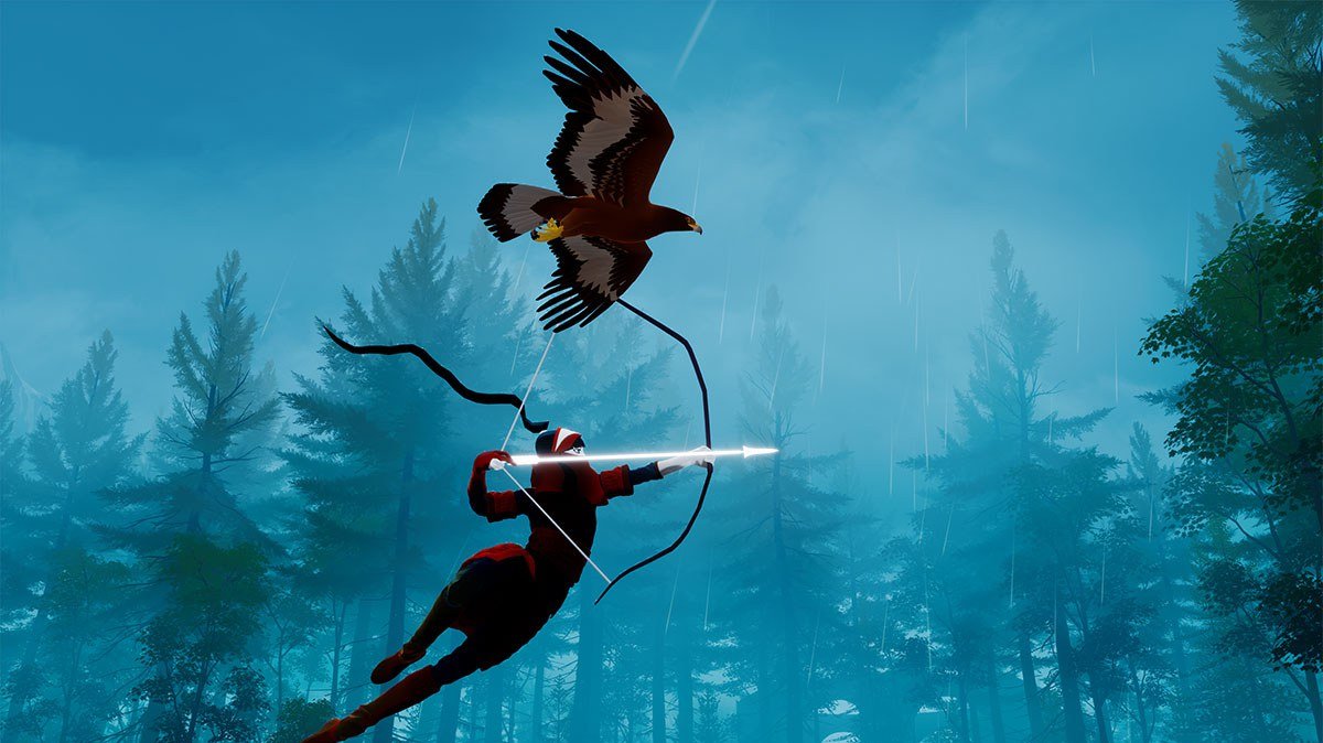 V The Pathless od tvůrců Abzû používáte jestřába místo vrtulníku