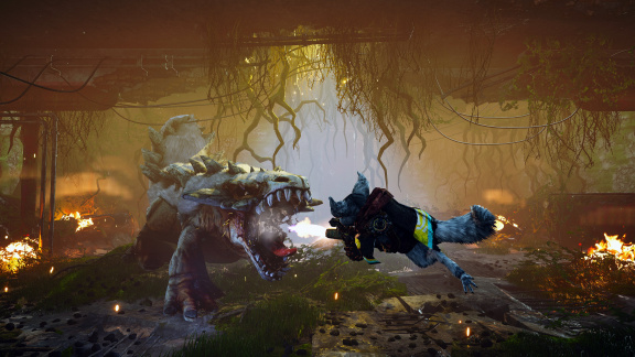 Znetvořený zabiják Biomutant v potápěčské soupravě nevypadá tak nebezpečně
