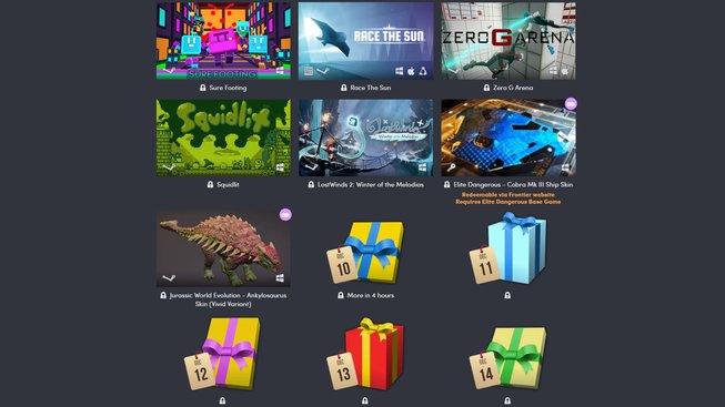 Humble Bundle nabízí naditý adventní kalendář s hrami