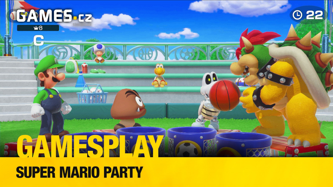 GamesPlay - Super Mario Party aneb Vánoční taškařice