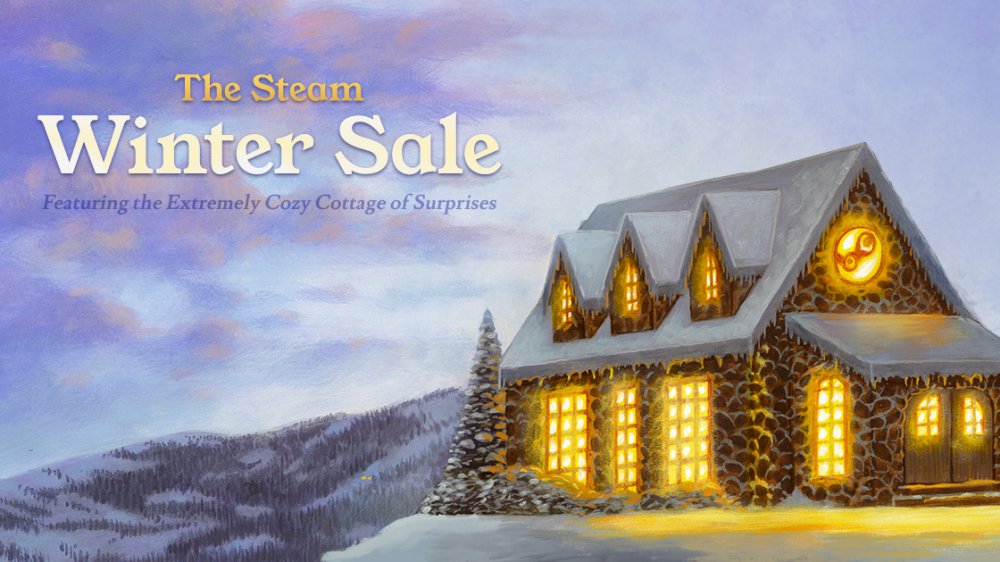 Steam se proměnil v nadmíru útulnou chaloupku slev