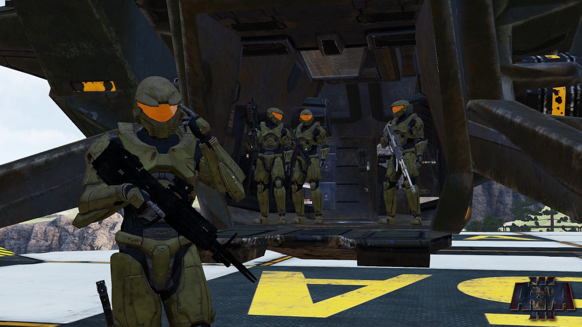 Pro českou Armu 3 vznikl mod z univerza Halo