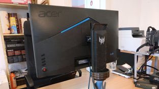Ovládací prvky Acer Predator X27