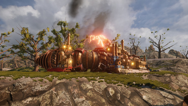 Český survival Volcanoids se provrtal na Steam v předběžném přístupu