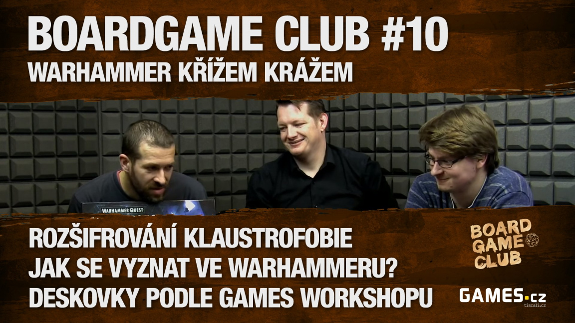 BoardGame Club #10: O fantasy i sci-fi Warhammeru s Alešem Smutným