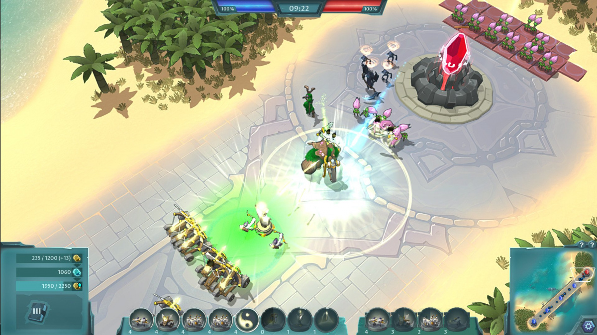 Tower defense Rise of Legions je inspirována modem Castle Fight pro Warcraft III