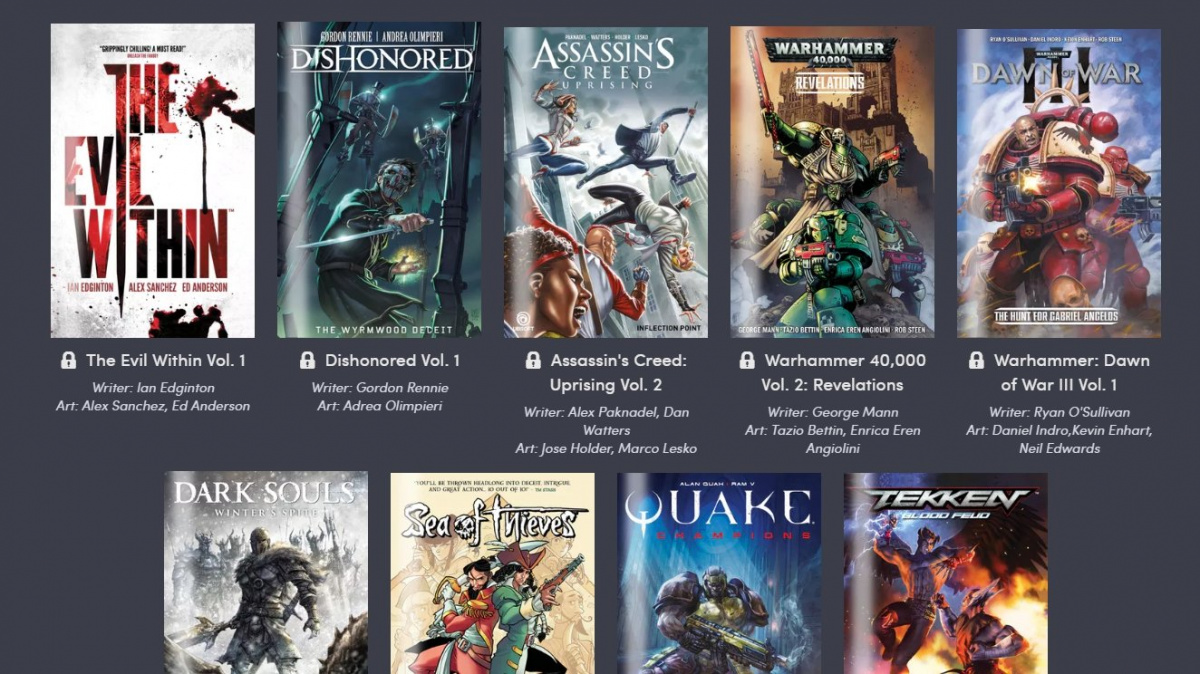 S novým komiksovým bundlem se začtete do příběhů her Bloodborne, Dark Souls nebo Wolfenstein