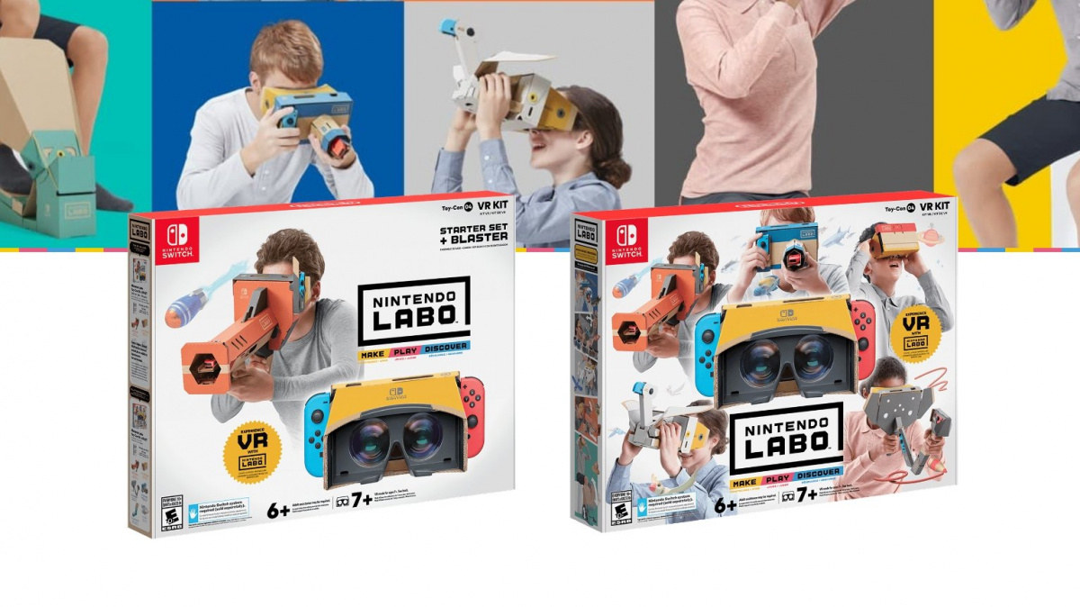 Switch se dočká své první virtuální reality v dalším balíčku stavebnice Labo