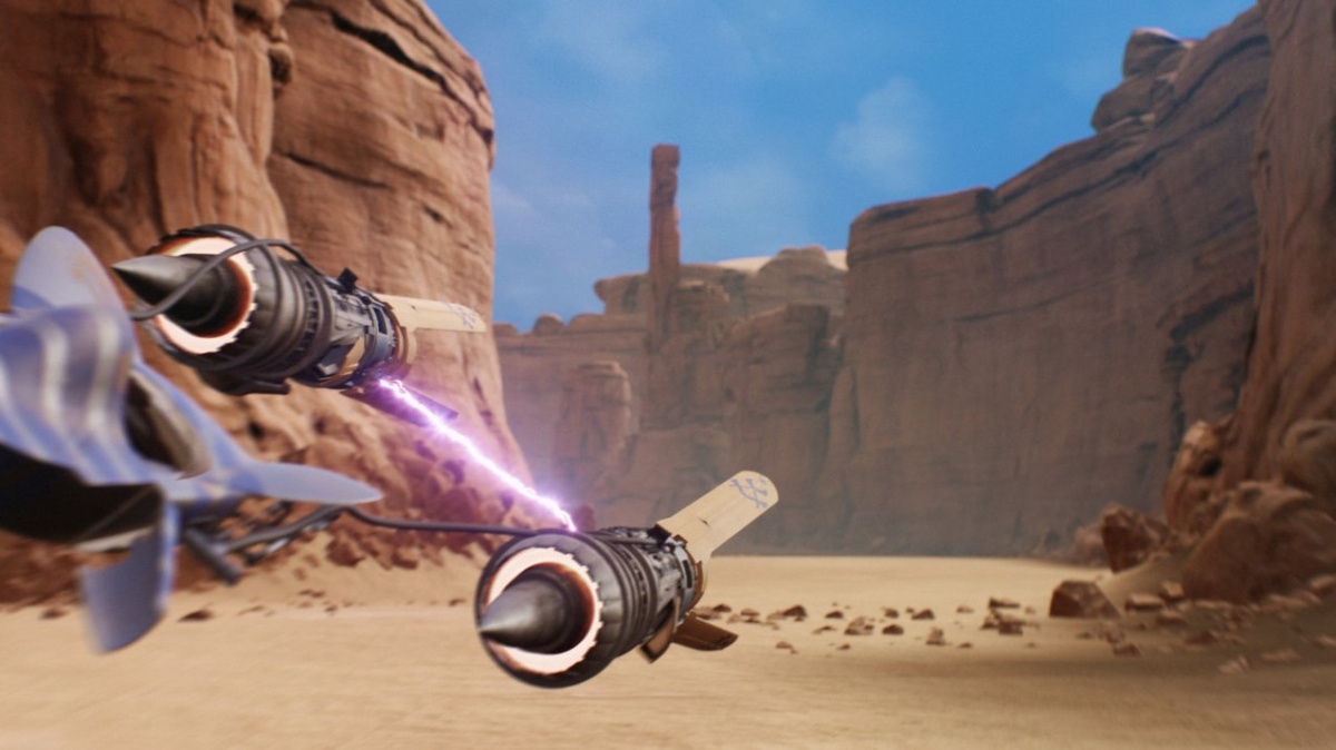 Zahrajte si fanouškovský remake kluzáků Star Wars Episode I: Racer