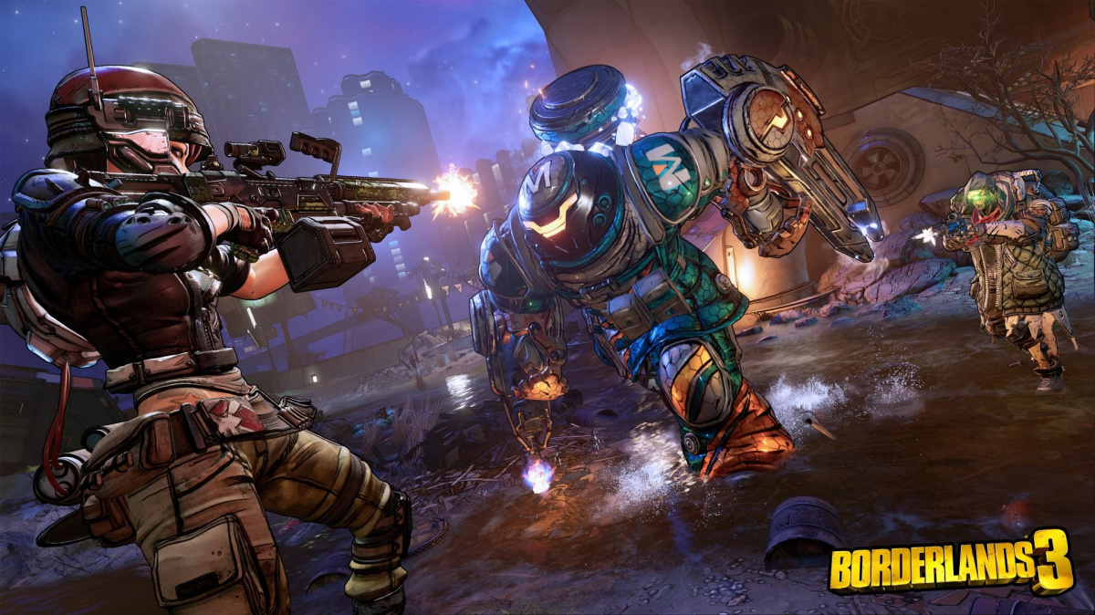 Trailery na Borderlands 3 představují Zanea, Moze a jejího medvídka