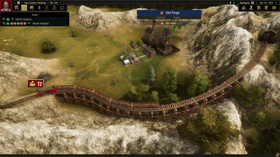 Do stanice Steam právě vjíždí vlakový tycoon Railroad Corporation