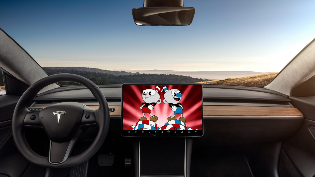 Cuphead ještě nevyšel na PS4, ale už se testuje na neobvyklé platformě – ve vozidlech Tesla