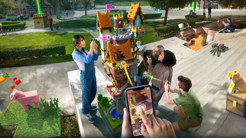 Minecraft Earth promění svět v obří stavebnici