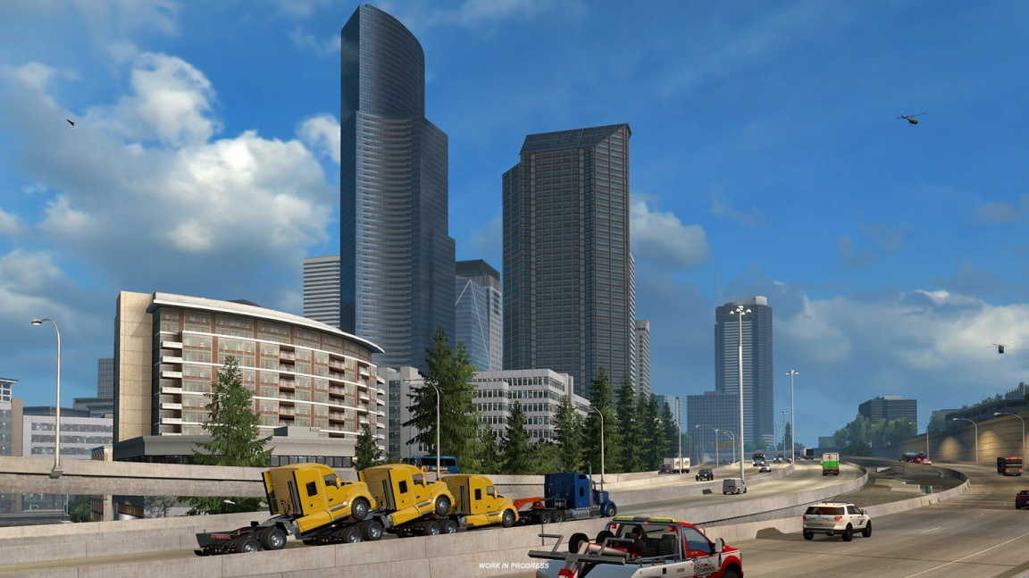 American Truck Simulator se během E3 vydá do Washingtonu