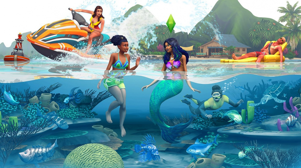 Sims 4 zamíří na tropické ostrovy a udělají z vás mořskou pannu