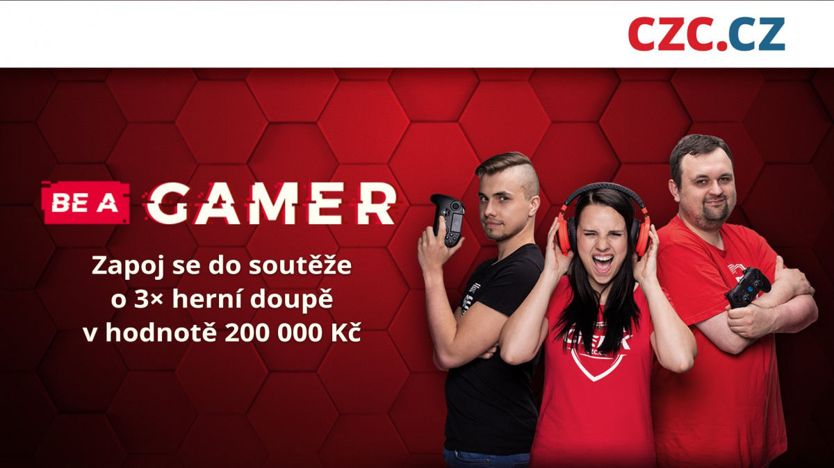 CZC.cz spouští akci Be a Gamer, zapojte se do soutěže o herní doupě za 200 tisíc