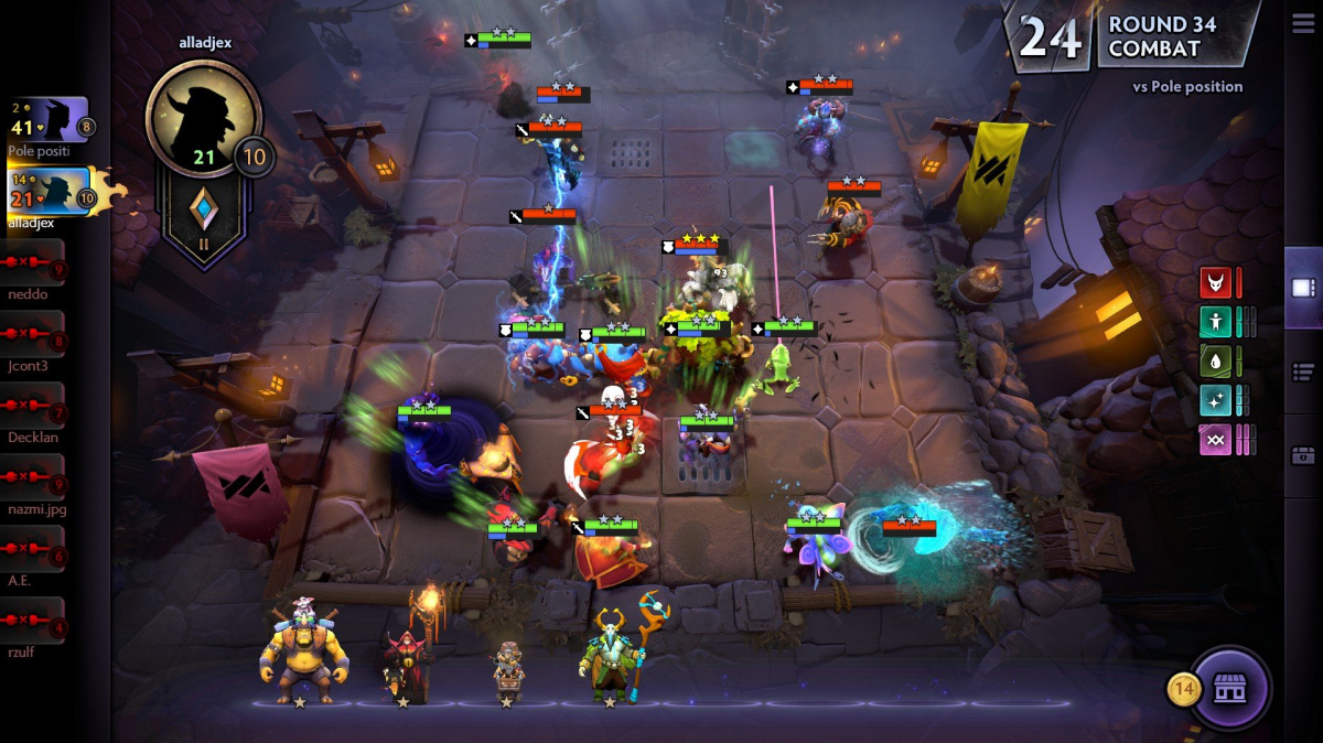 Dota Underlords rapidně ztrácí hráče, klesá i zájem o Dotu 2