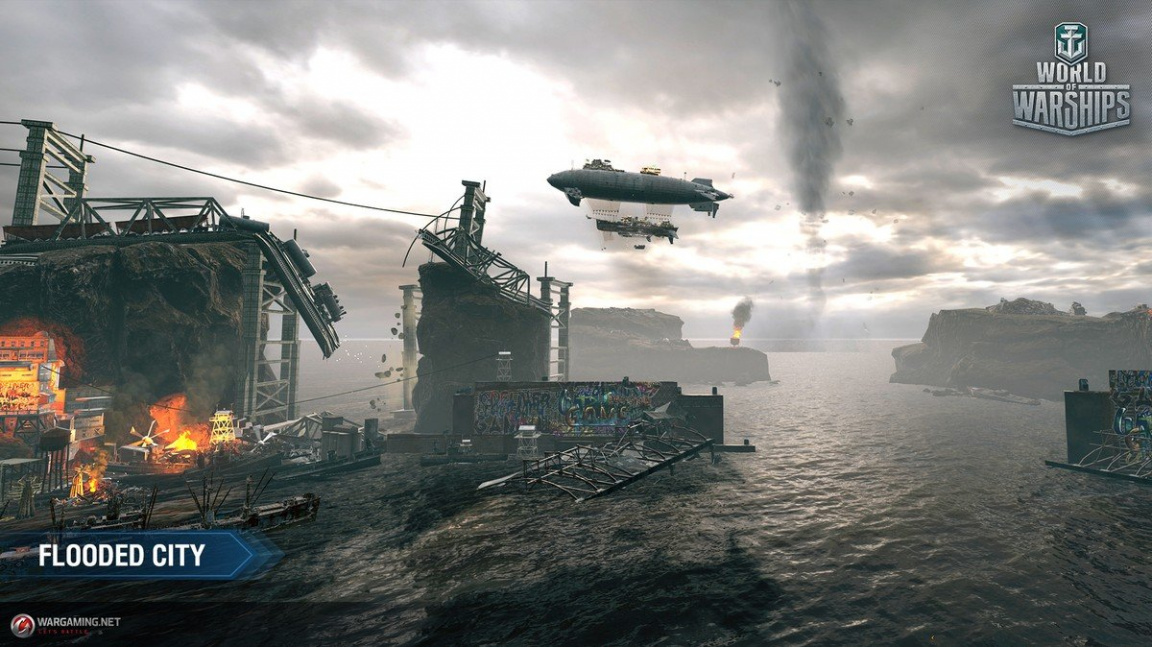 World of Warships rozpoutala postapokalyptickou battle royale s rezavými loděmi