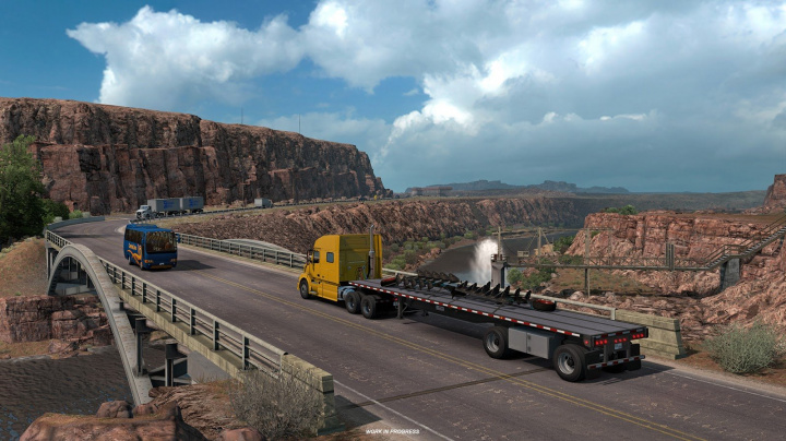Za volantem kamionu navštívíte v American Truck Simulatoru vyprahlý Utah
