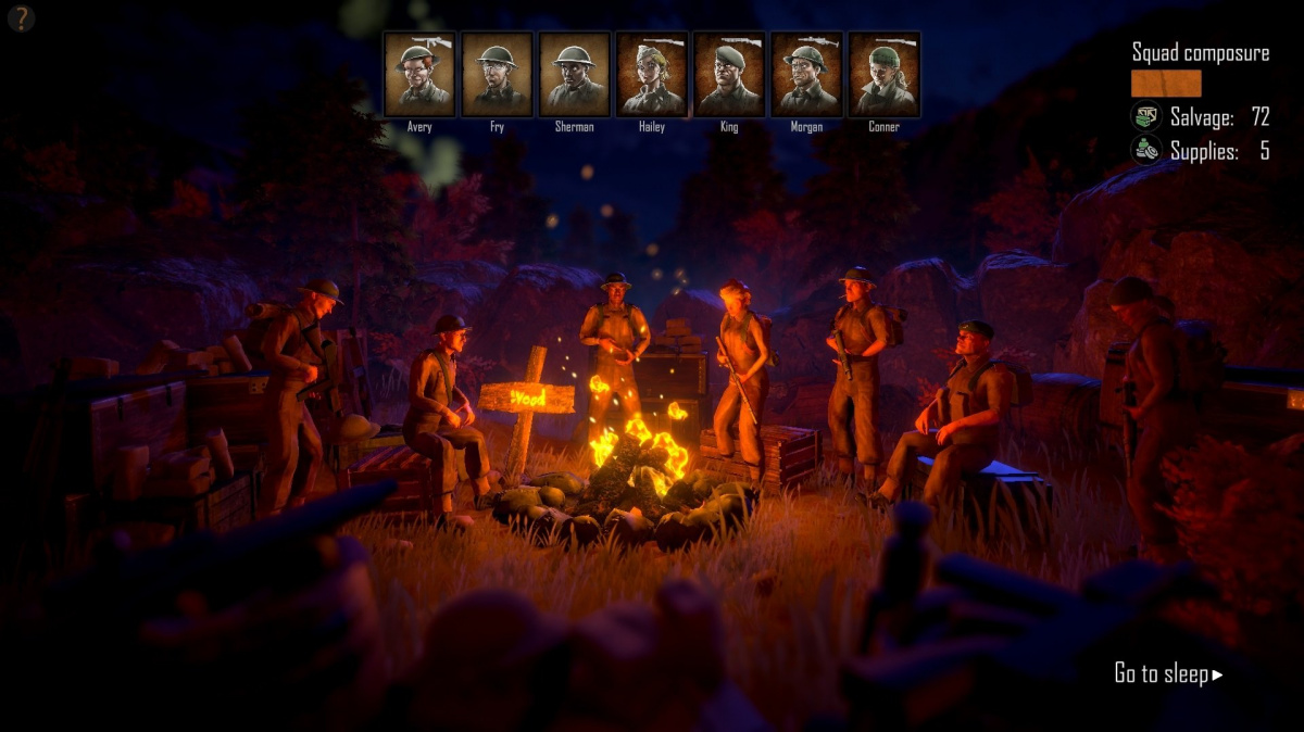 Strategie Broken Lines odvypráví příběh vojáků za nepřátelskou linií