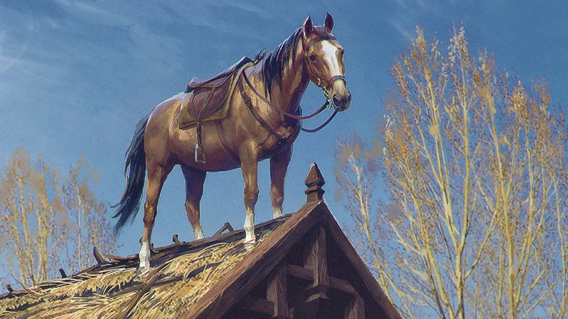 Podívejte se na kobylku Klepnu ze seriálu Zaklínač