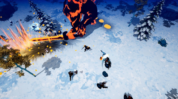 V akčním survivalu Tribes of Midgard čelíte obrům v době Ragnaröku