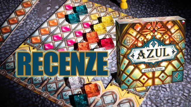 Azul: Vitráže Sintry - recenze skvělé umělecké deskovky