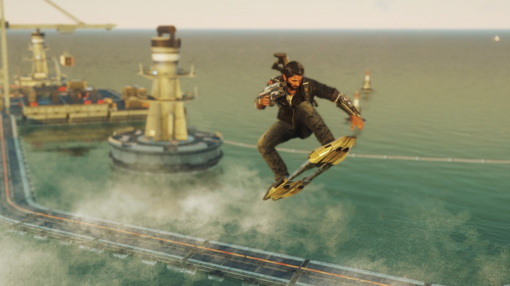 Rico se v novém dodatku k Just Cause 4 prohání na hoverboardu