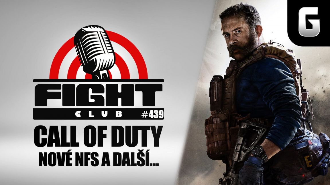 Sledujte Fight Club #439 o novém Need of Speed, Call of Duty a chystaných peckách