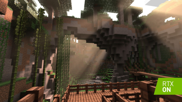 Minecraft RTX ON
