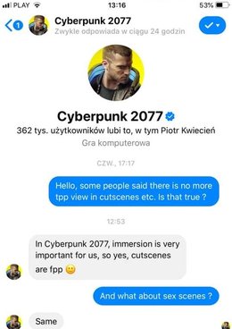 Cyberpunk 2077 cutscény