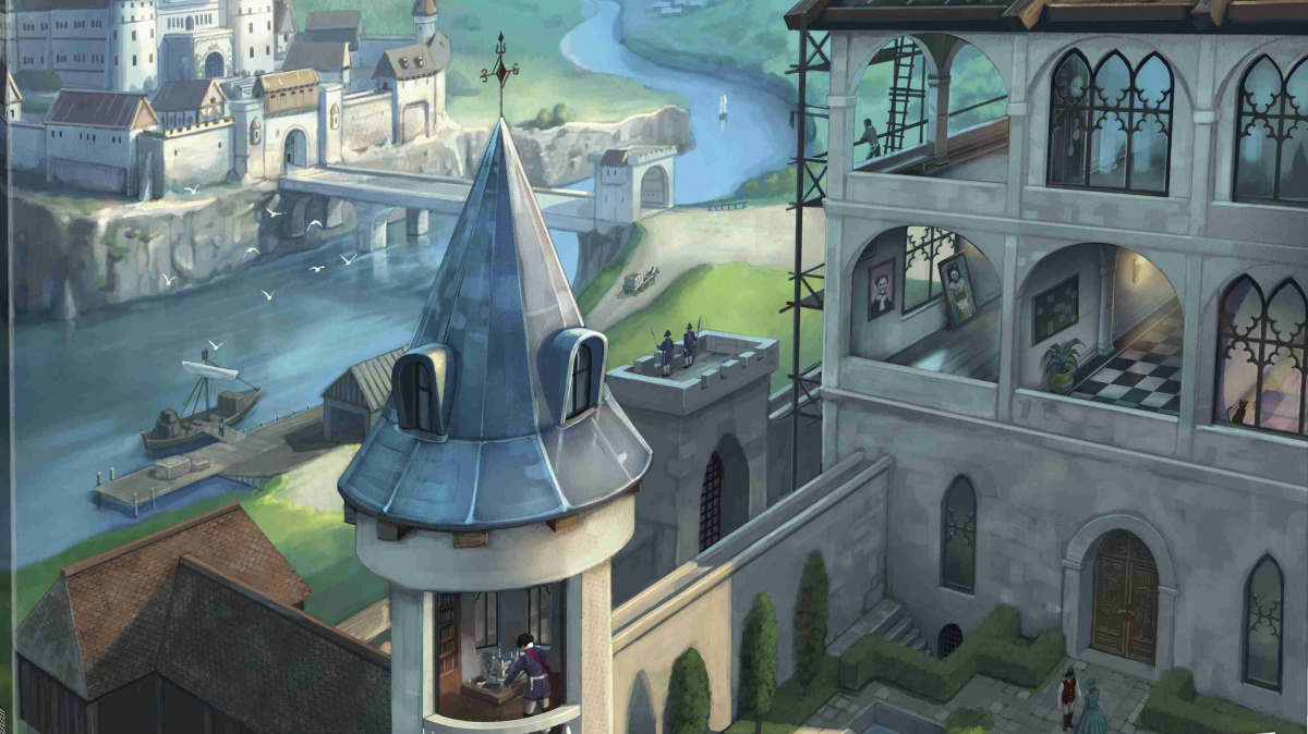 Staňte se architektem ve stolní hře Mezi dvěma zámky šíleného krále Ludvíka