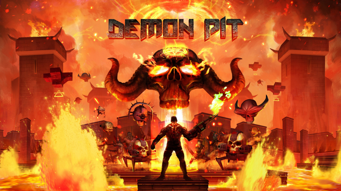 Vyzkoušejte Demon Pit – arénovou retro střílečku pomrkávající na Dooma a Quaka