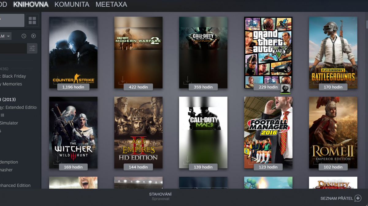 Vyzkoušejte si novou, moderní knihovnu her na Steamu