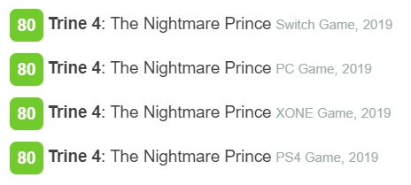 Trine 4 Metacritic