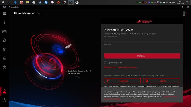 asus armoury crate driver auto update manager