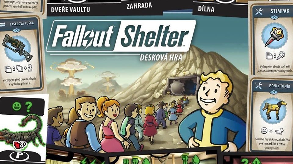 Deskovka Fallout Shelter: Ukažte ostatním, kdo je tady pánem