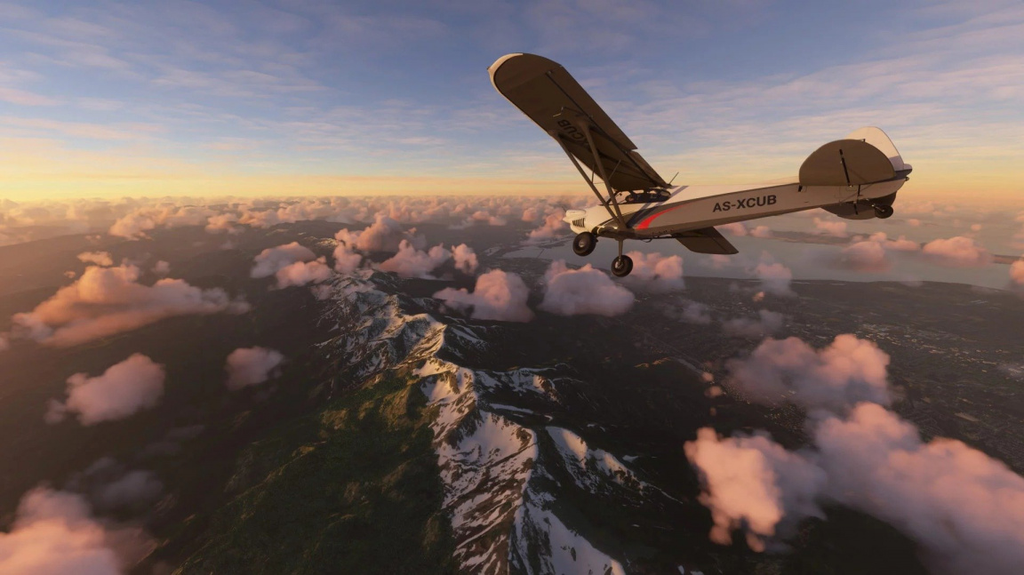 I zimní krajina Microsoft Flight Simulatoru je nerozeznatelná od té skutečné