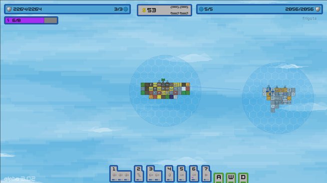 IIslands of War: Postavte si ostrov a zastřelte s ním jiný ostrov