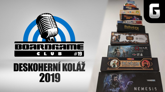 BoardGame Club #19: Deskoherní koláž 2019