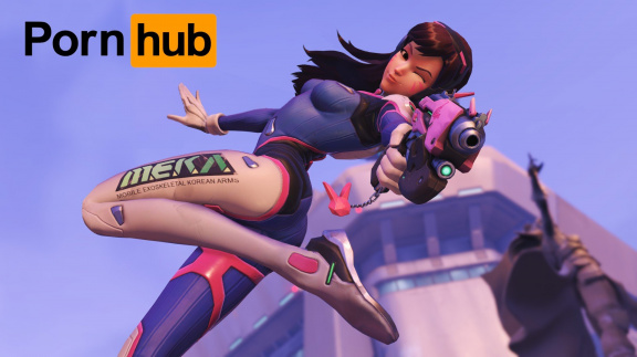 Overwatch je nejhledanější hrou na Pornhubu