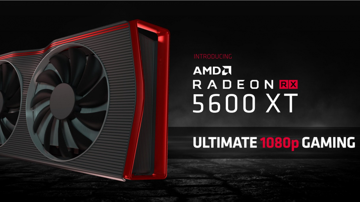 AMD Radeon RX 5600 XT je tady. Výkon nad GTX 1660 Ti za 279 USD, dostupnost už v lednu (CES 2020)