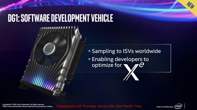Intel DG1 Software Development Vehicle