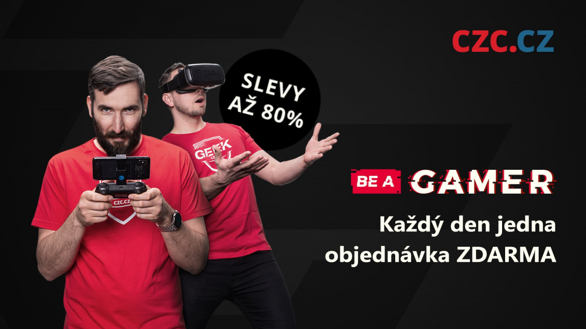 Na CZC.cz startuje akce Be a Gamer, zkuste štěstí a získejte svou objednávku zdarma!