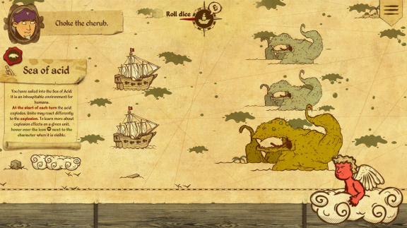 V tahových bitvách Here Be Dragons pomáháte Kolumbovi objevit Ameriku