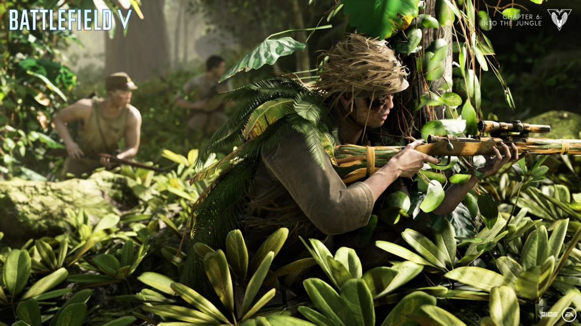 Battlefield V vás vezme do husté džungle Šalamounových ostrovů