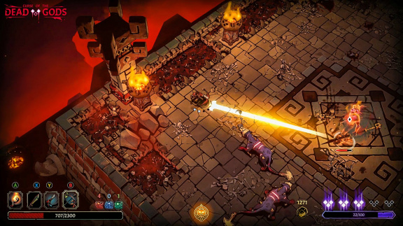 Výborně hodnocený roguelite Curse of the Dead Gods láká do svých tenat