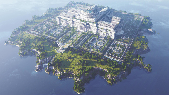 Minecraft proti cenzuře. Vznikla v něm knihovna plná zakázaných článků