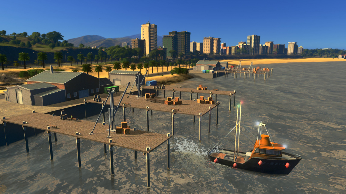 Do Cities: Skylines v DLC Sunset Harbor zavítají rybáři