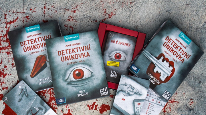 Série deskovek Detektivní únikovka – severské hrůzostrašnosti v paklíku karet